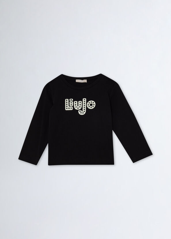 Liu Jo T-shirt Con Logo E Strass
