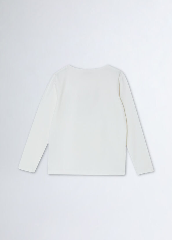 Liu Jo T-shirt Con Logo E Strass