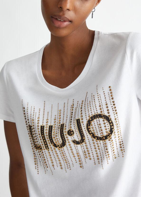 Liu Jo T-shirt Con Logo E Strass