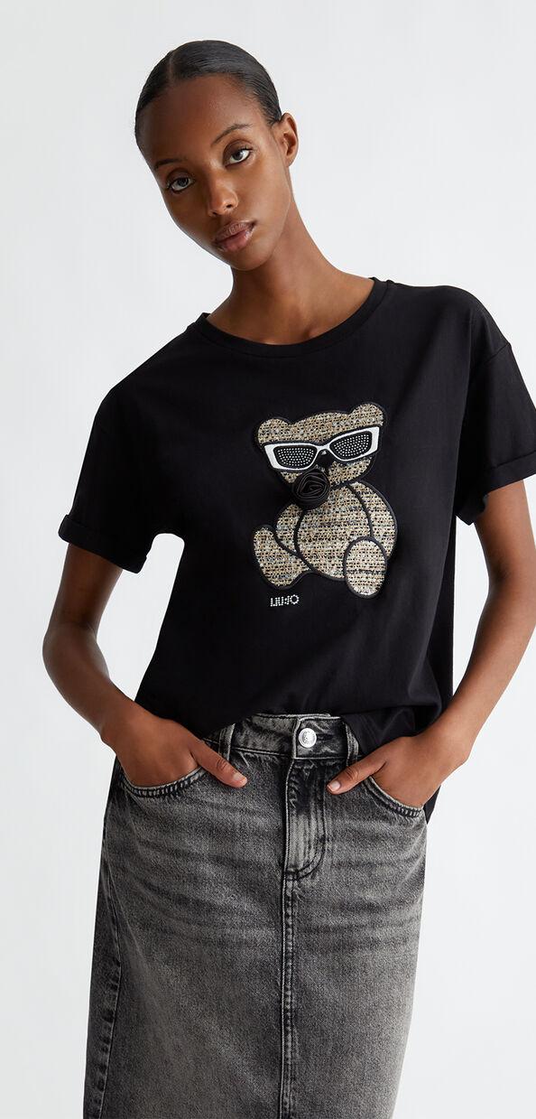 Liu Jo T-shirt con ricamo e applicazioni