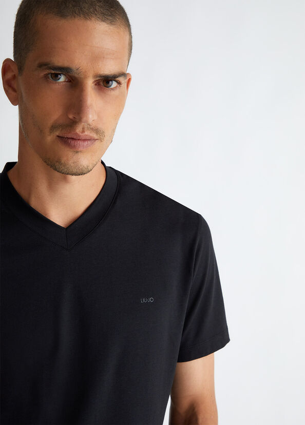 Liu Jo T-shirt Con Scollo A V