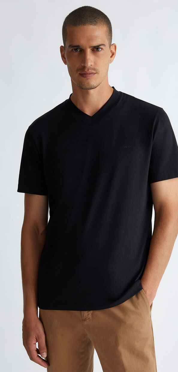 Liu Jo T-shirt con scollo a V