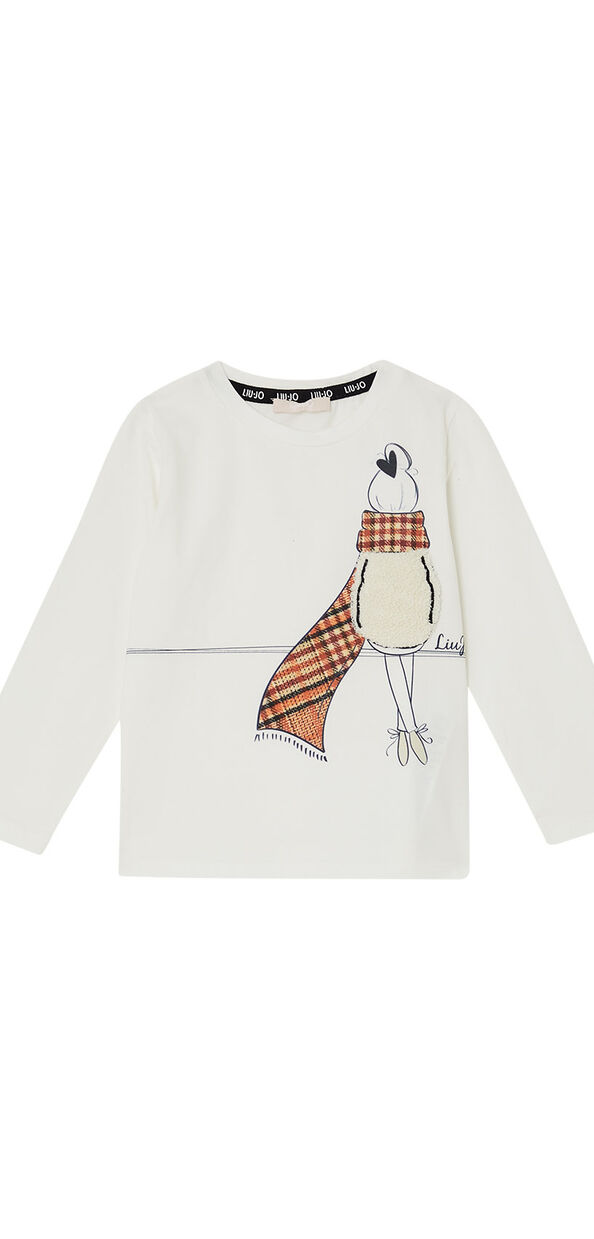 Liu Jo T-shirt con stampa e applicazioni
