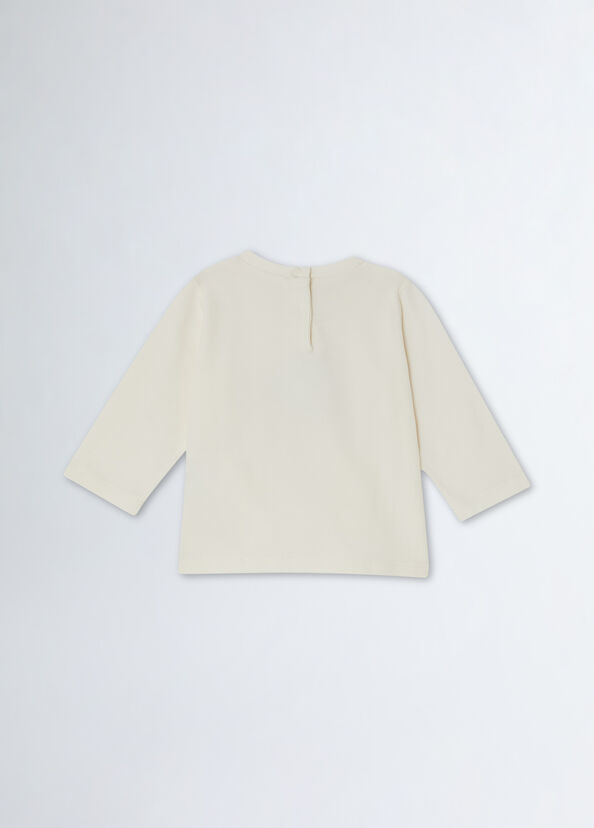 Liu Jo T-shirt Con Stampa E Strass