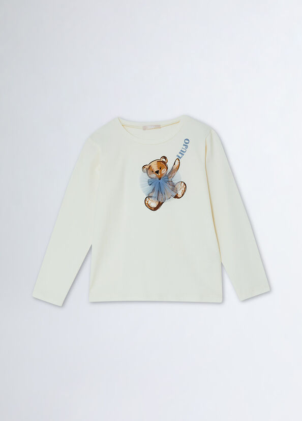 Liu Jo T-shirt Con Stampa E Strass