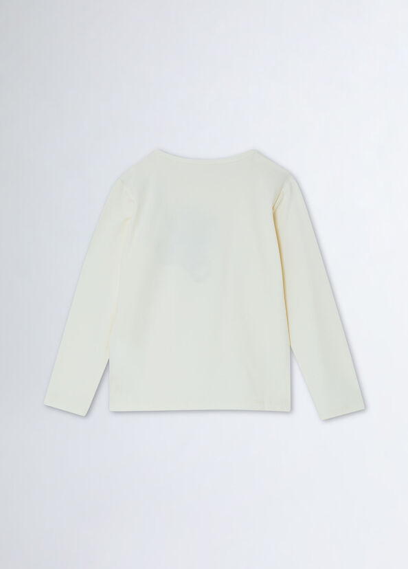 Liu Jo T-shirt Con Stampa E Strass