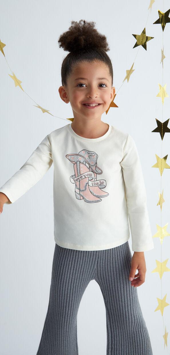 Liu Jo T-shirt con stampa e strass