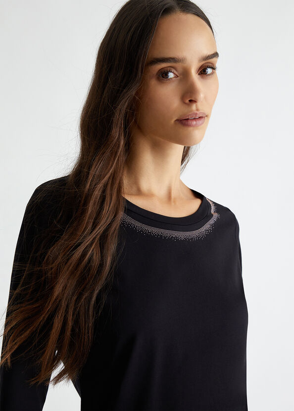 Liu Jo T-shirt Con Strass