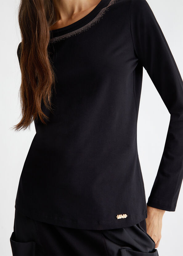 Liu Jo T-shirt Con Strass