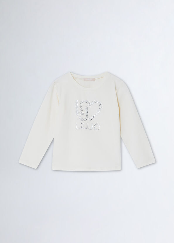 Liu Jo T-shirt Con Strass