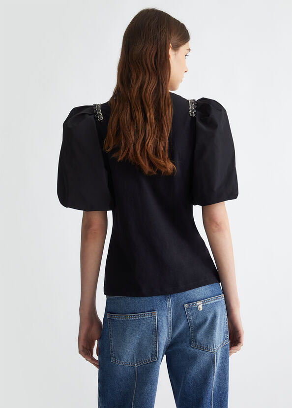 Liu Jo T-shirt In Jersey Con Strass