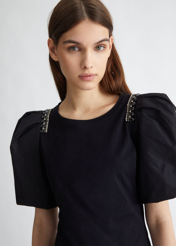 Liu Jo T-shirt In Jersey Con Strass