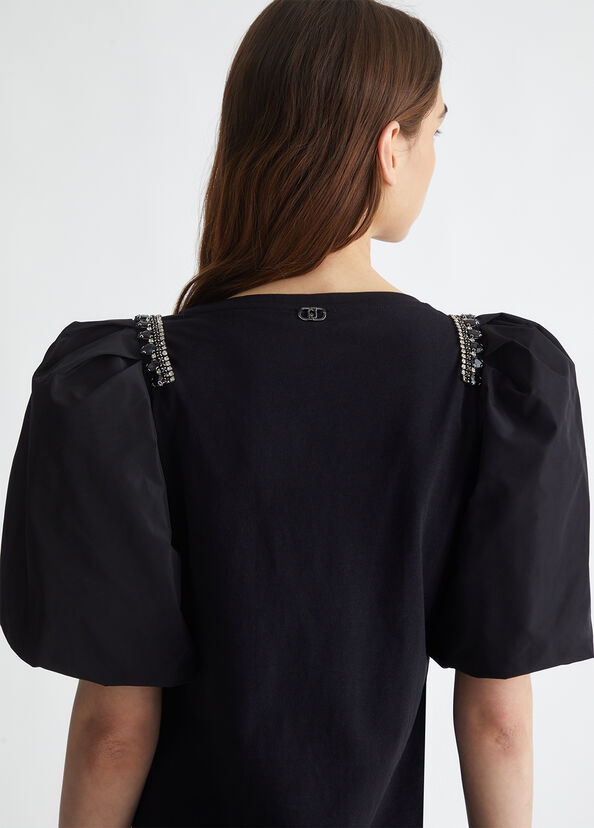 Liu Jo T-shirt In Jersey Con Strass