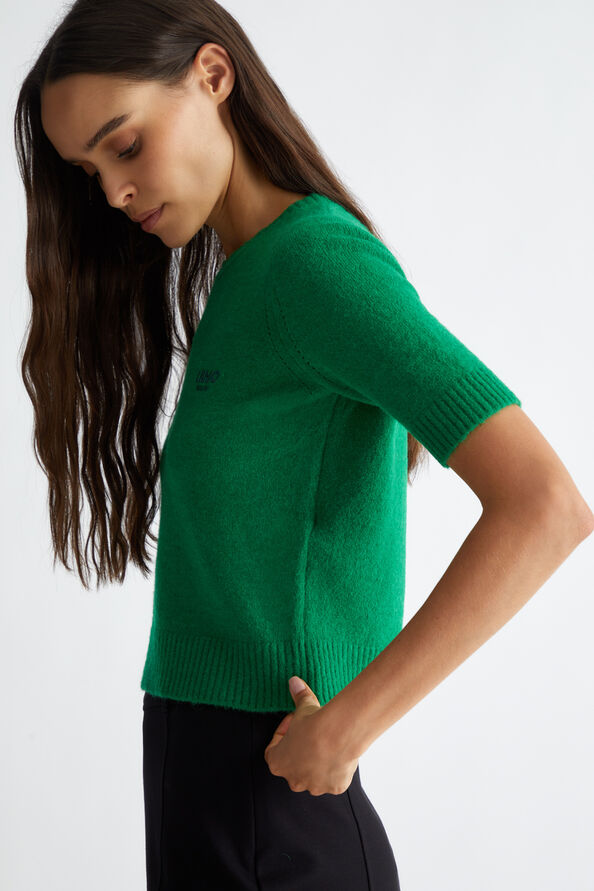 Liu Jo T-shirt In Misto Lana E Alpaca