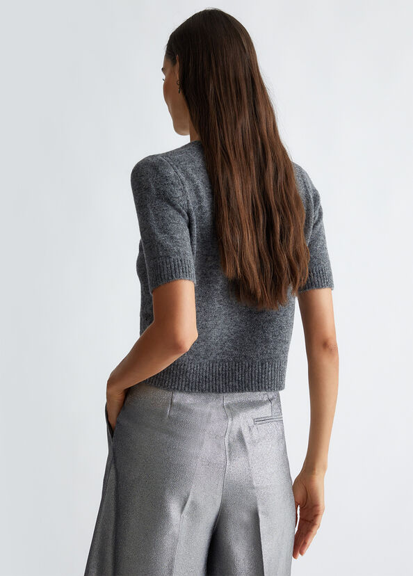 Liu Jo T-shirt In Misto Lana E Alpaca