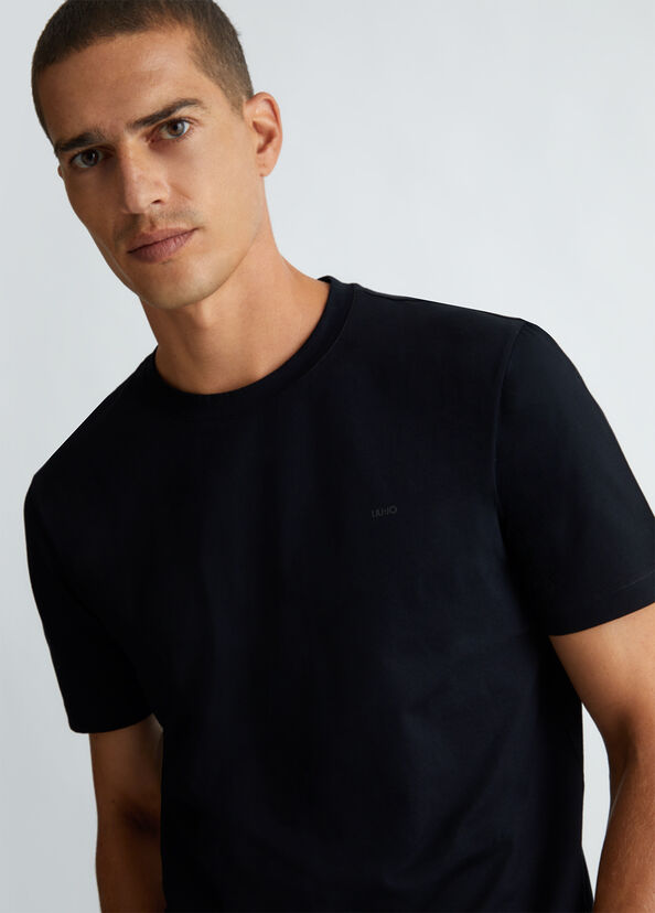 Liu Jo T-shirt Nero Con Logo