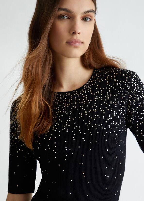 Liu Jo Top Con Strass Dégradé