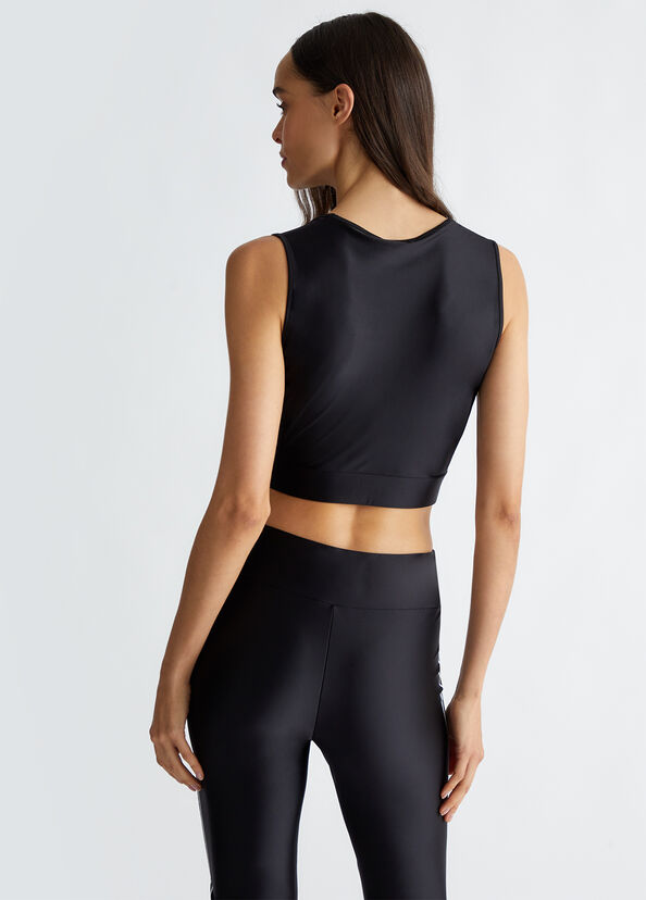 Liu Jo Top In Jersey Con Logo