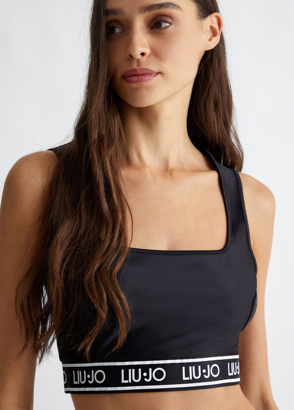 Liu Jo Top In Jersey Con Logo