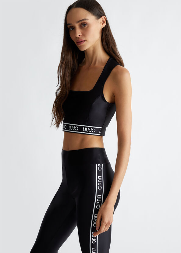 Liu Jo Top In Jersey Con Logo