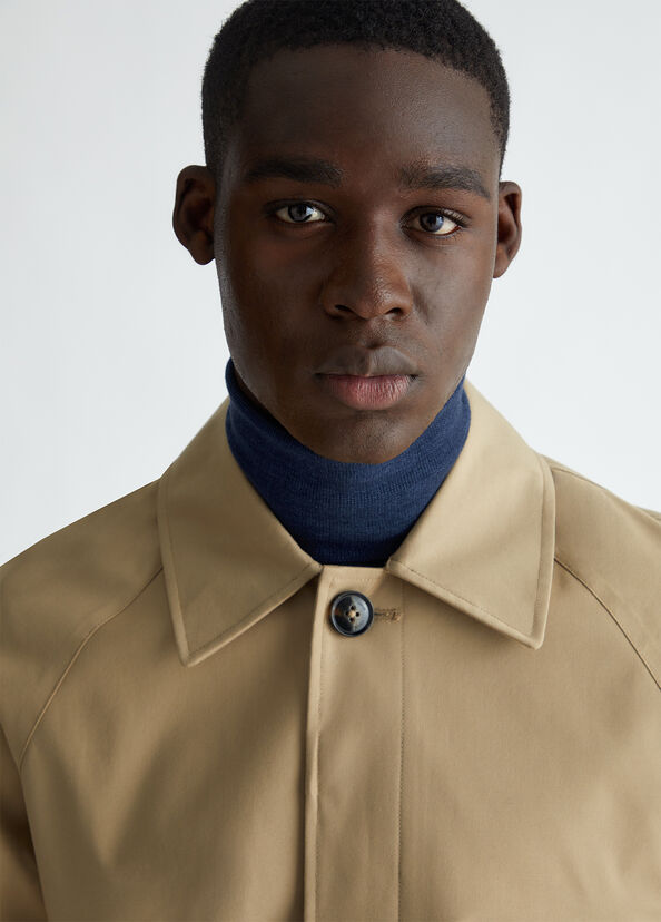 Liu Jo Trench Beige Da Uomo