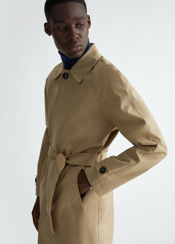 Liu Jo Trench Beige Da Uomo