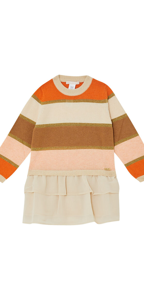 Liu Jo Vestito a righe in maglia