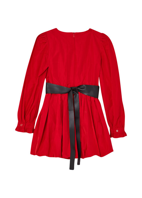 Liu Jo Vestito Corto In Taffetà