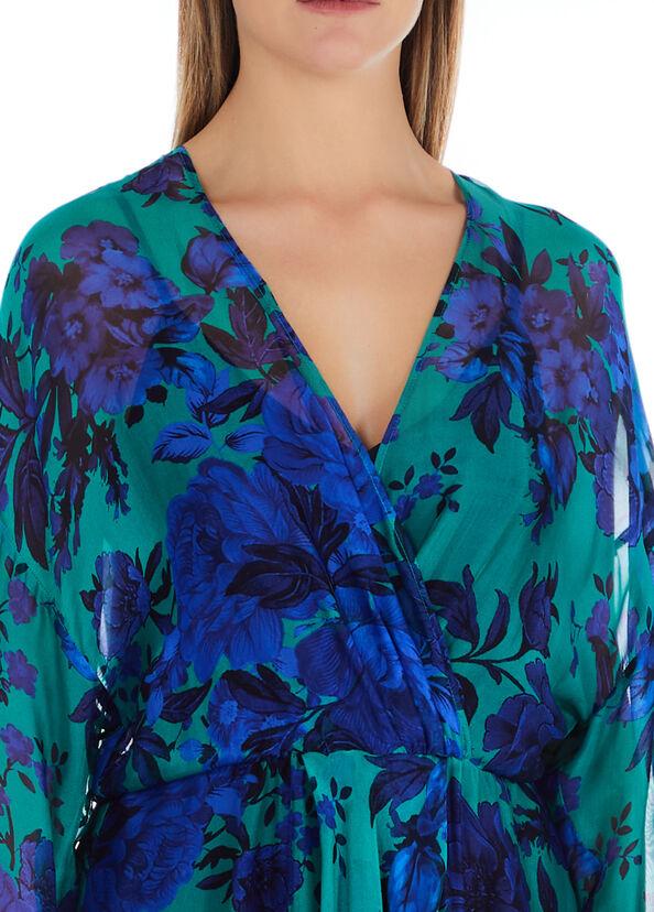 Liu Jo Vestito Floreale In Misto Seta