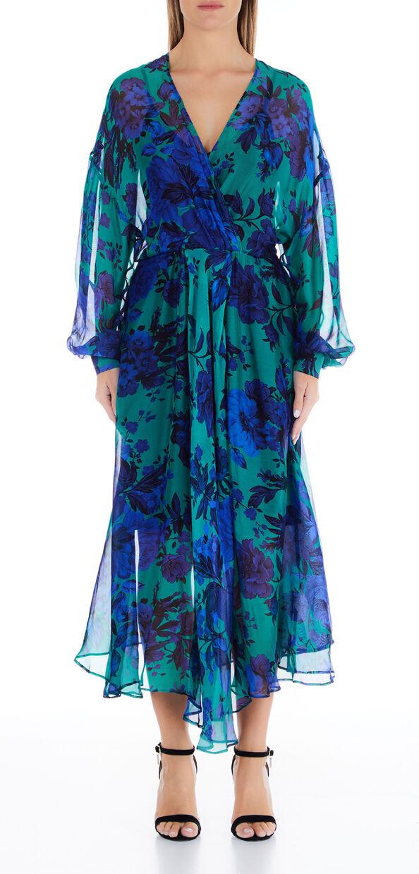 Liu Jo Vestito floreale in misto seta