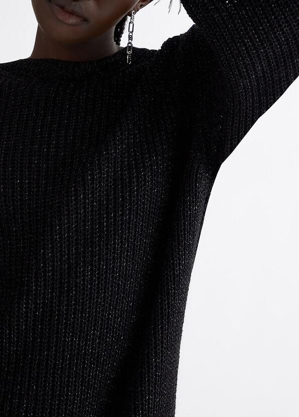 Liu Jo Vestito In Maglia Con Piume