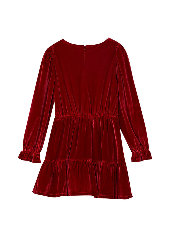 Liu Jo Vestito Rosso In Velluto