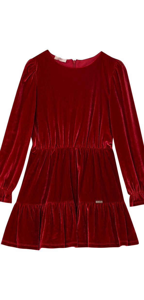 Liu Jo Vestito rosso in velluto