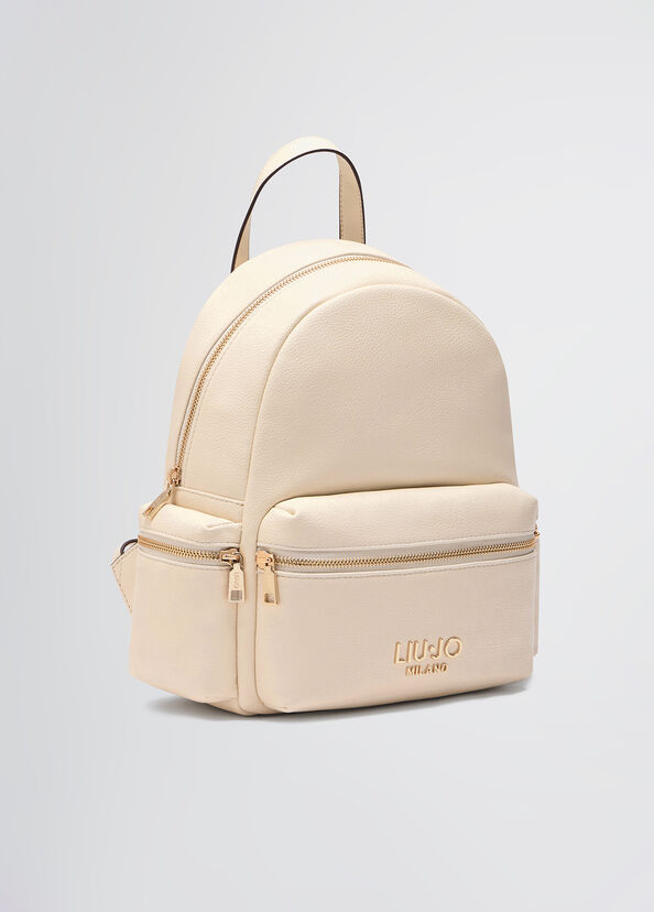 Liu Jo Zaino Bianco Con Logo