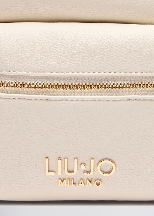 Liu Jo Zaino Bianco Con Logo