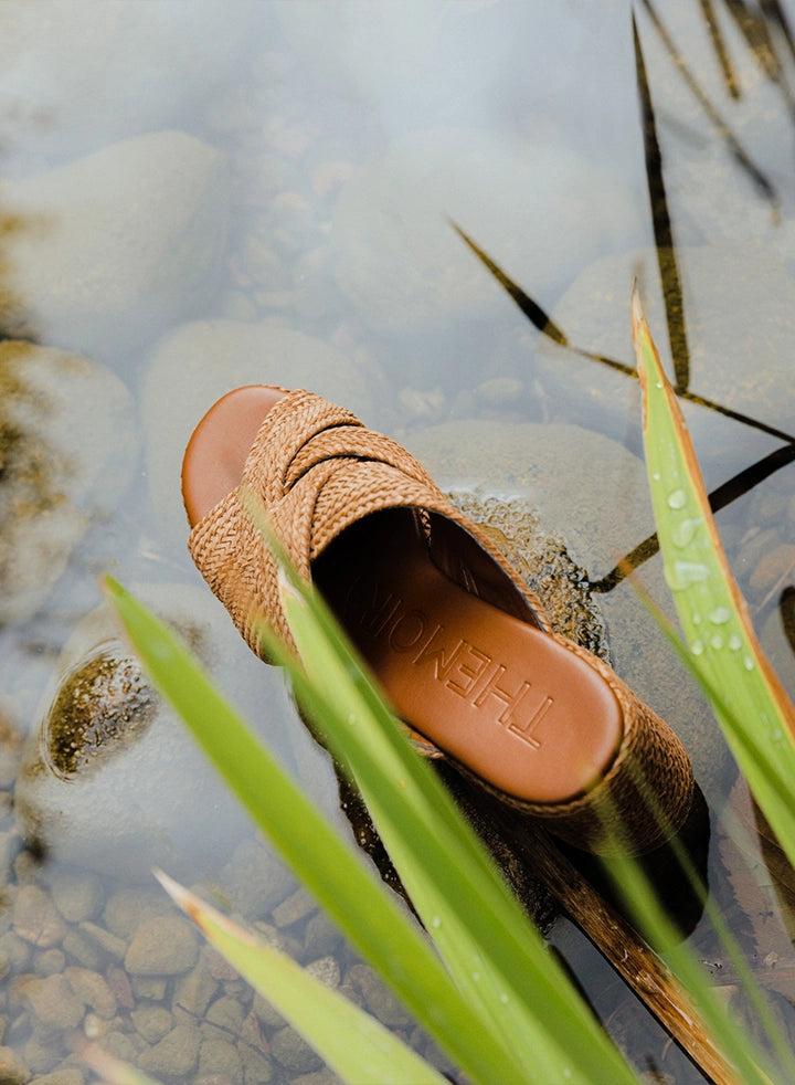 Themoirè ADILIA MICRO WEAVED BROWN