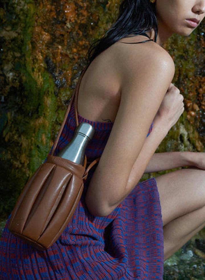 Themoirè AMPHORA VEGAN FABRIC MARINO