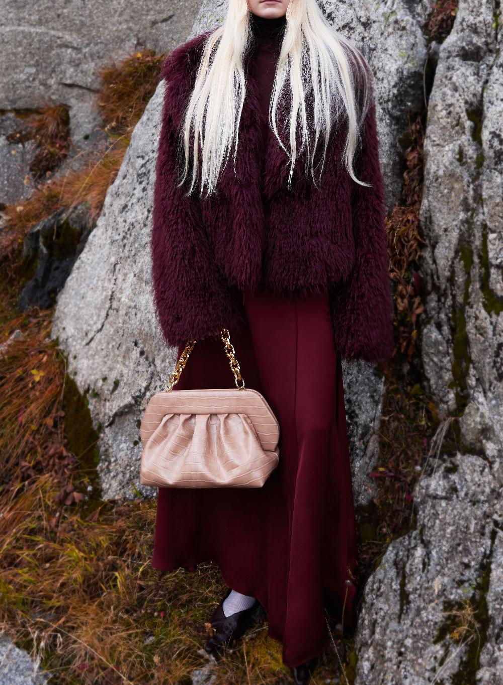 Themoirè BIOS CROCO PRALINE