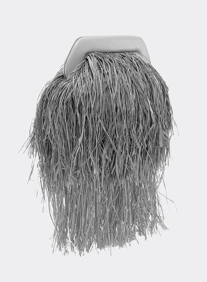 Themoirè BIOS STRAW FRINGES BLACK NATURAL