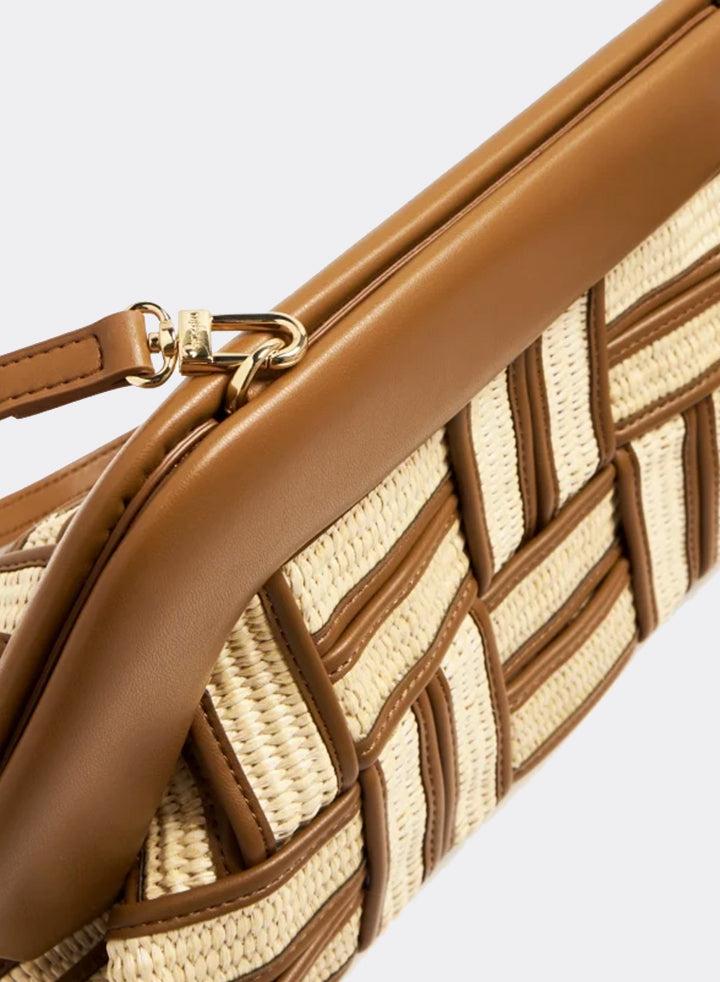 Themoirè BIOS WEAVED STRAW SHELL / CARAMEL
