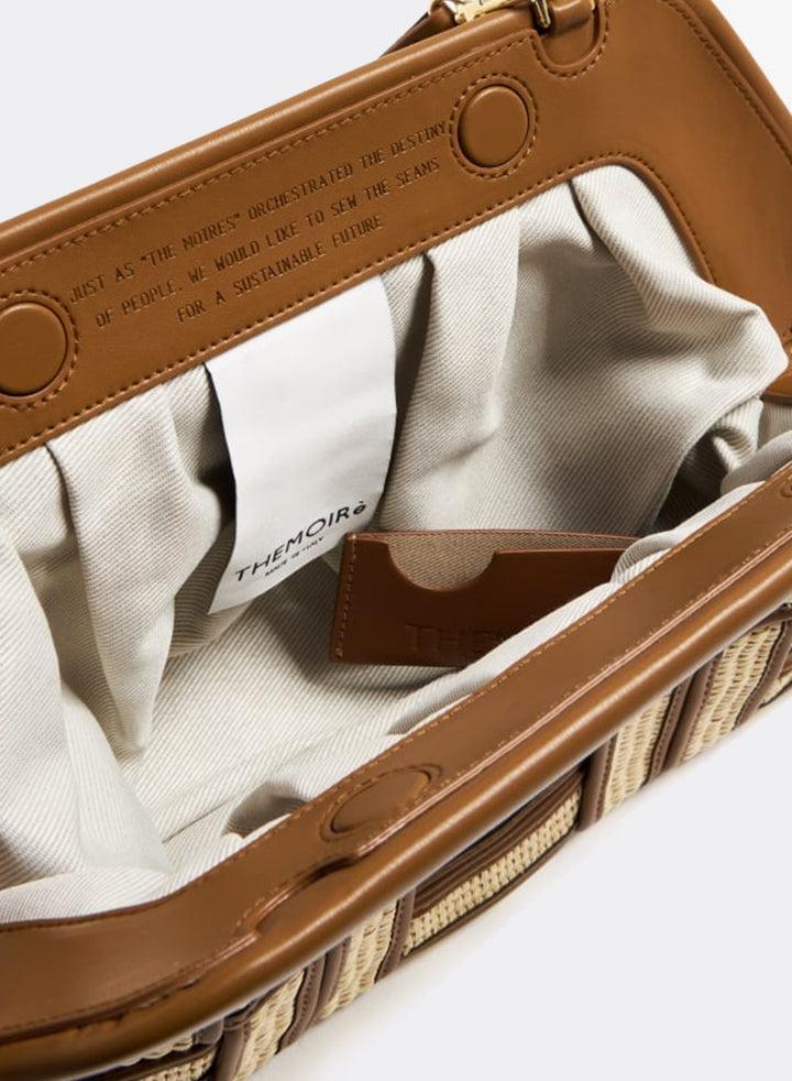 Themoirè BIOS WEAVED STRAW SHELL / CARAMEL