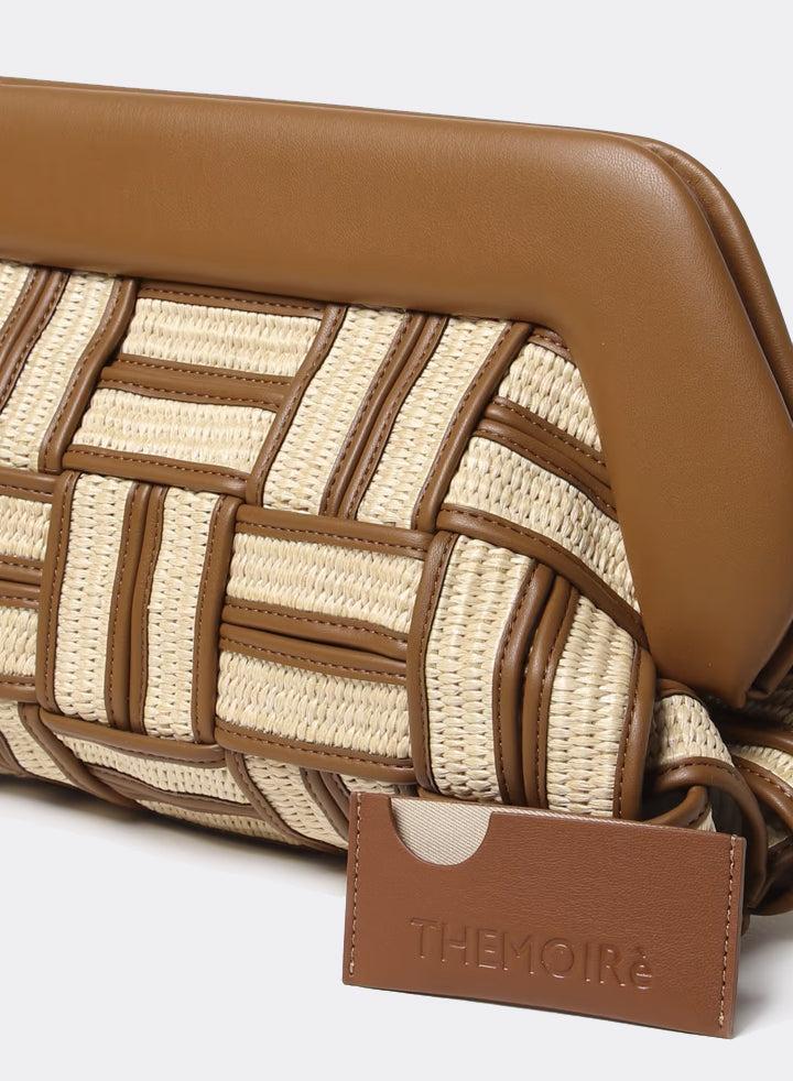 Themoirè BIOS WEAVED STRAW SHELL / CARAMEL