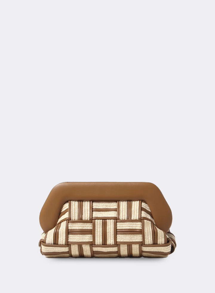 Themoirè BIOS WEAVED STRAW SHELL / CARAMEL