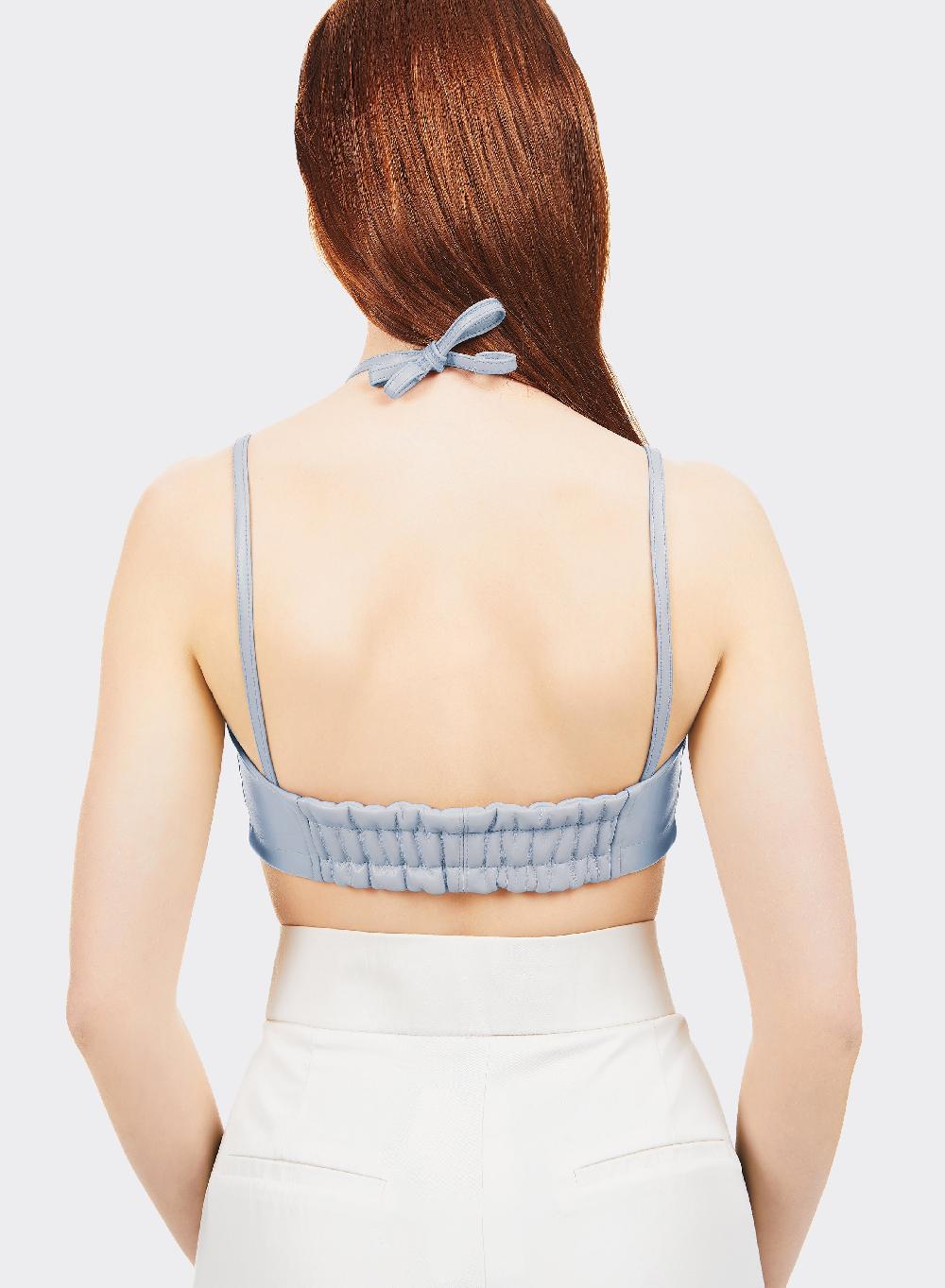 Themoirè BRALETTE VEGAN FABRIC LIGHT BLUE