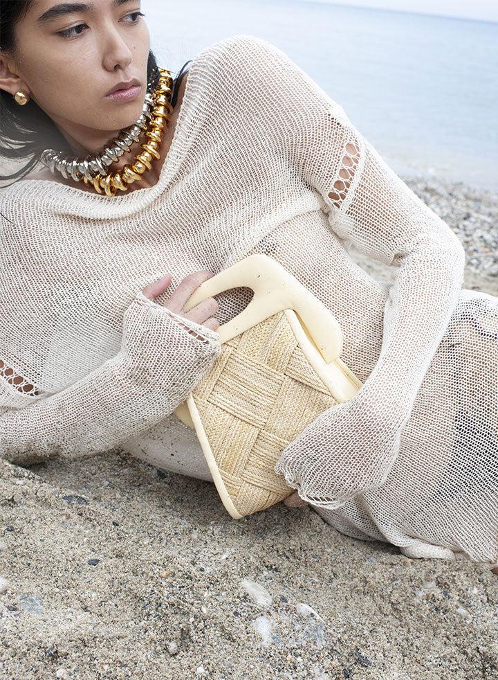 Themoirè CLORI WEAVED CAPPUCCINO