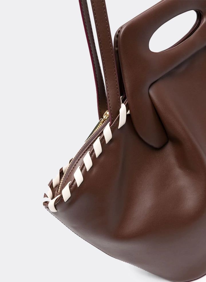 Themoirè DHEA LACE GRAPE BROWN/SHELL