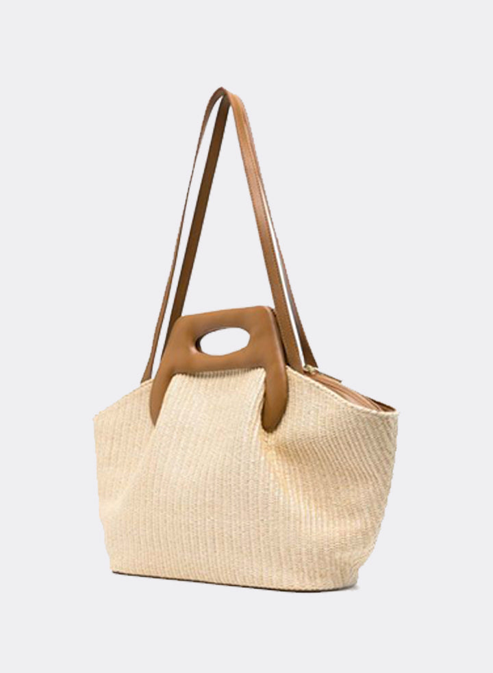 Themoirè DHEA STRAW SHELL / CARAMEL