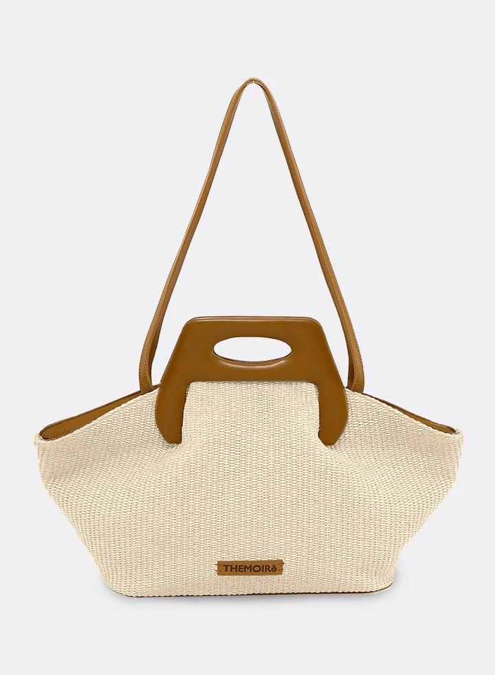 Themoirè DHEA STRAW SHELL / CARAMEL