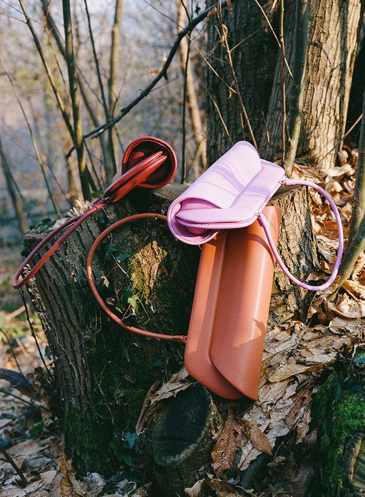 Themoirè DIONI VEGAN FABRIC RASPBERRY