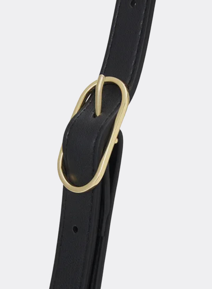 Themoirè FERONIA VEGAN FABRIC BLACK